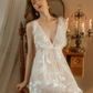 Elegant Embroidery Nightgown